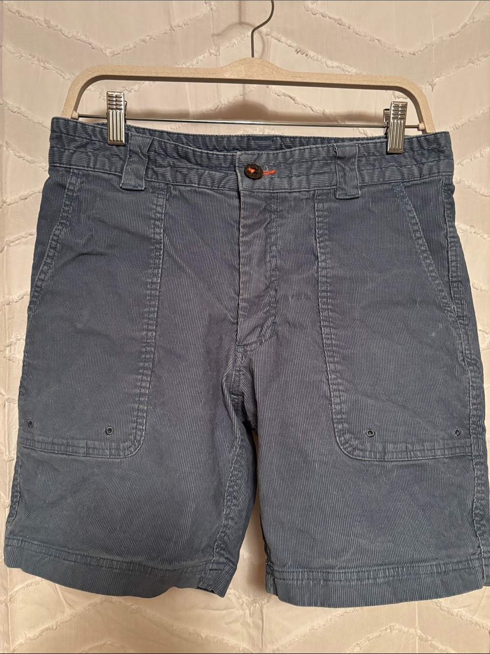 Men's Howler Bros Blue Corduroy Utility Shorts